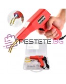 Пистолет за лепене на пластмаса 50W с 200 скоби